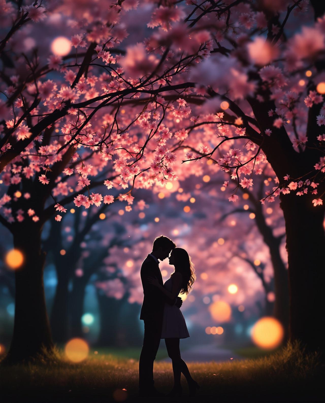 矿桥影院作品《樱花树下》海报